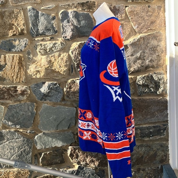 NWT NBA New York KNICKS Holiday Sweater Size 2XL - Picture 4 of 9
